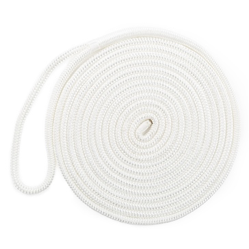 Kimpex Ligne d’amarrage à double tressage 25' - 5/8" - Nylon - Doublement tressé