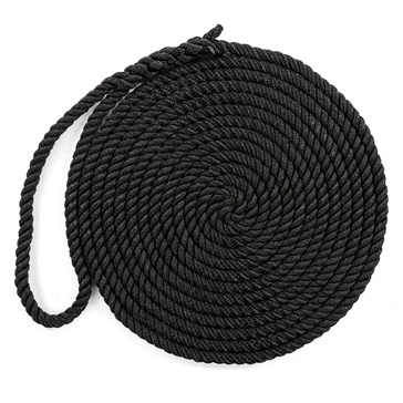 Kimpex Ligne d’amarrage torsadée à 3 brins 25' - 3/8" - Nylon - Torsadé à 3 brins