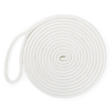 Kimpex Ligne d’amarrage à double tressage 30' - 5/8" - Nylon - Doublement tressé