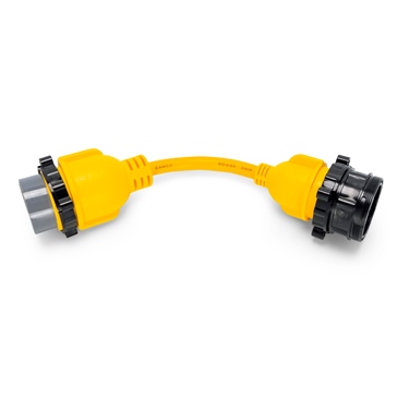 Camco PowerGrip Marine - Cordon adaptateur 12" - 50AM-Locking/30AF
