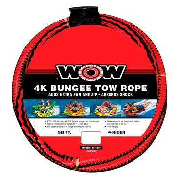 WOW Corde de remorquage à l'élastique 50' Corde de remorquage