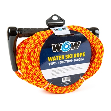 WOW Corde de remorquage 75' pour les sports nautiques Corde de remorquage