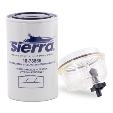 Sierra Ensemble de séparation carburant/eau avec bol de récupération