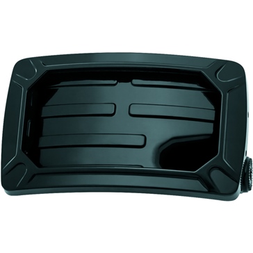 Kuryakyn Support de plaque d'immatriculation latérale Nova à montage vertical incurvé