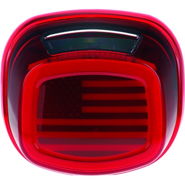 Kuryakyn Lentille de feu arrière avec lumière de plaque d'immatriculation