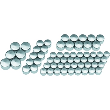 Kuryakyn Chrome Bolt Cover Kool Kaps Engine Kit