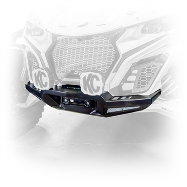 DRT Motorsports HD Winch Bumper Front - Steel - Fits Can-am