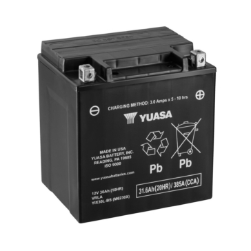 Yuasa Batterie Haute Performance AGM sans entretien YIX30L-BS-PW
