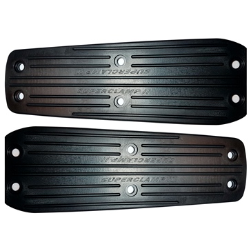 SUPERCLAMP Coussinet en caoutchouc à serrage avec vis