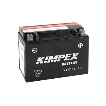 Kimpex Batterie AGM sans entretien YTX15L-BS