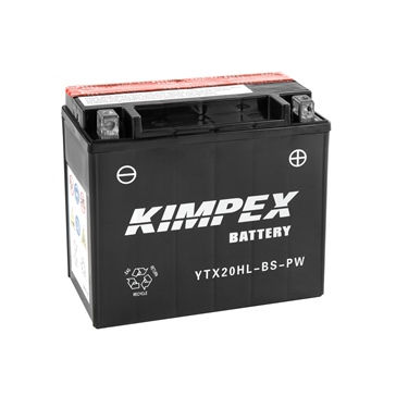 Kimpex Batterie Haute Performance AGM sans entretien YTX20HL-BS-P