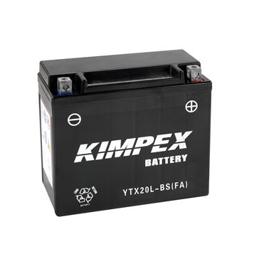 Kimpex Battery Maintenance Free AGM YTX20(L)-BS(FA)