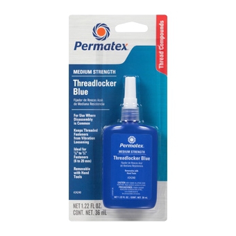 PERMATEX Blue Removable Strength Threadlocker