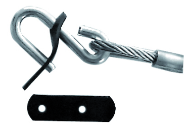 Tie Down “S” Hook Chain Keepers