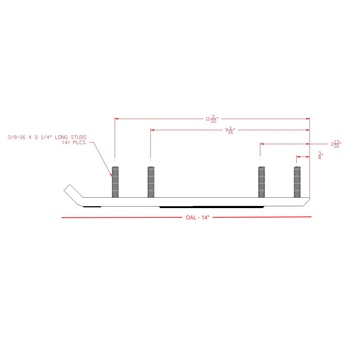 Stud Boy Lisse au carbure « Switch-Back » After Market Model