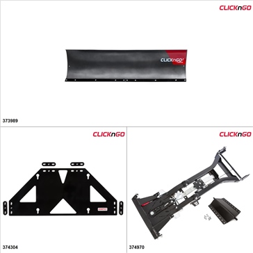 Clickngo Gen 2 Utv Plow Kit 72 John Deere Gator Rsx 860i 16 17