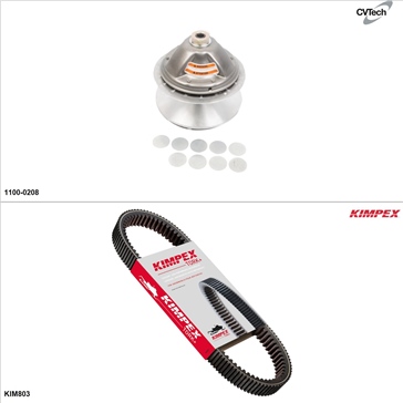 Kimpex - Kit pulley/belt, Ski-Doo GSX 600 2005-08