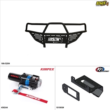 Kimpex - Bumper/Winch Kit, Can-Am Defender HD10 2016-21