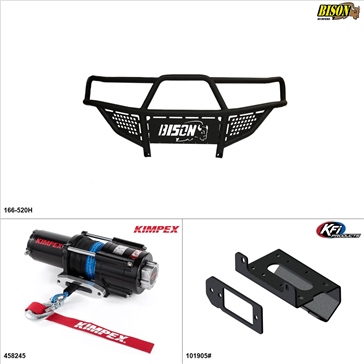 Kimpex - Bumper/Winch Kit, Can-Am Defender HD10 2016-21