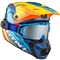 Blue, Yellow, Glossy red