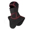 Black with red stitching