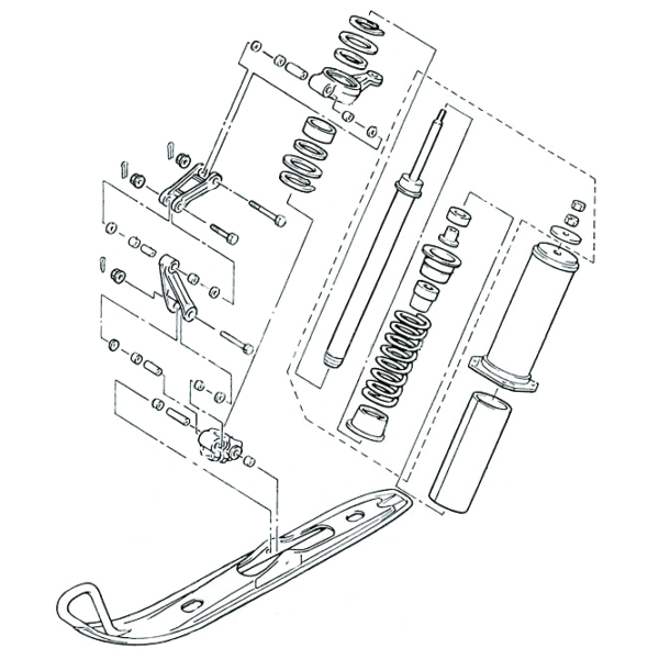 lbox 様　CRUPI KIMPEX Yamaha Front Suspension Hardware Kit