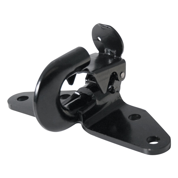 Kimpex J-Type Hitch For BRP Vehicles - Heavy Duty Steel Tow Hitch, Silver, Model 12-212-03