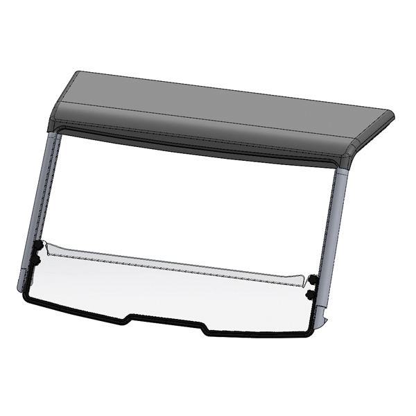 ●Northside DIRECTION-2 Short Windshield - Scratch Resistant