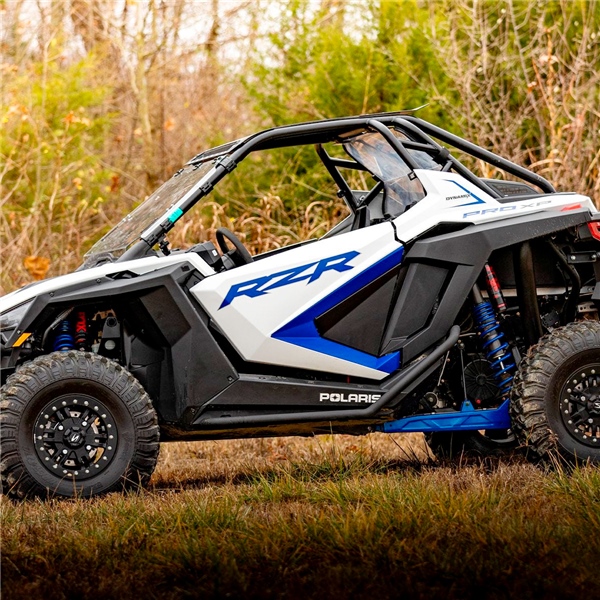 Superatv Nerf Bar H-duty Bk Pol Superatv SuperATV Polaris RZR Rock
