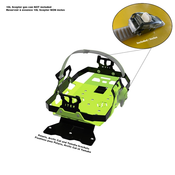 ITEK Gas can bracket kit | Kimpex USA