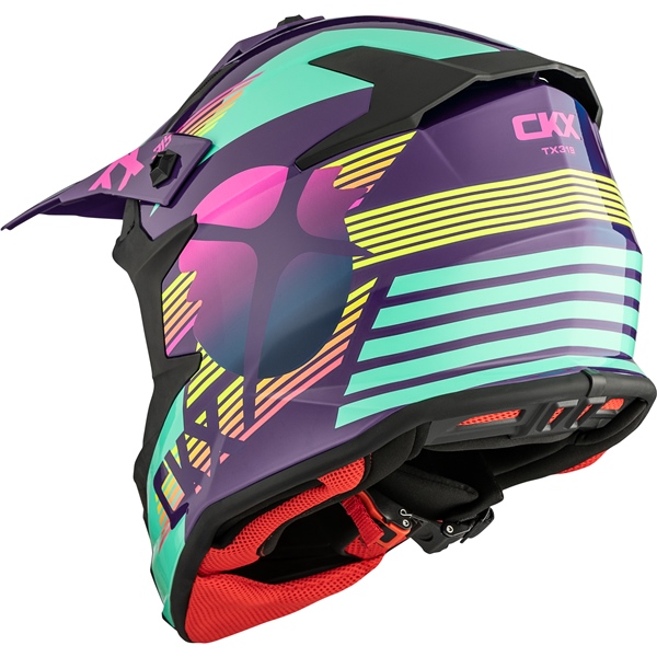 トップス CAPTAINS HELM CHECKER UV&DRY PRIMEFLEX CKX TX319 Off-Road Helmet | Kimpex USA