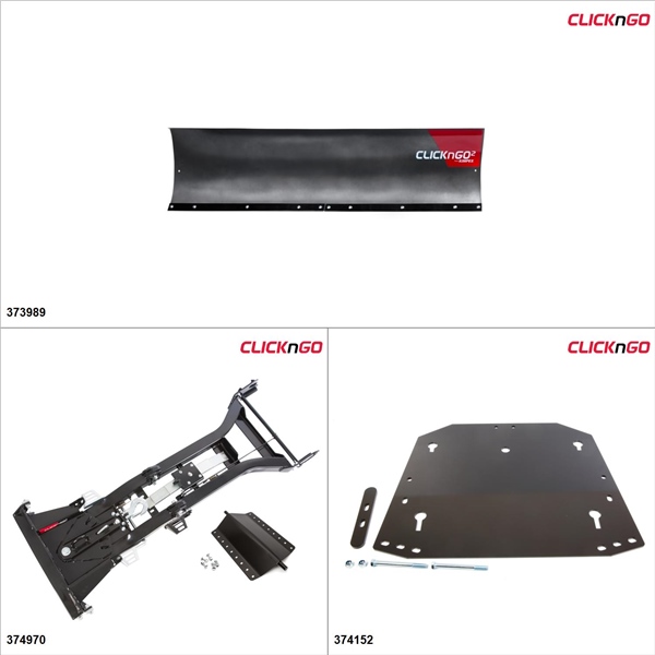 Clickngo Gen 2 Utv Plow Kit 72 Can Am Commander Max 800r 17 19